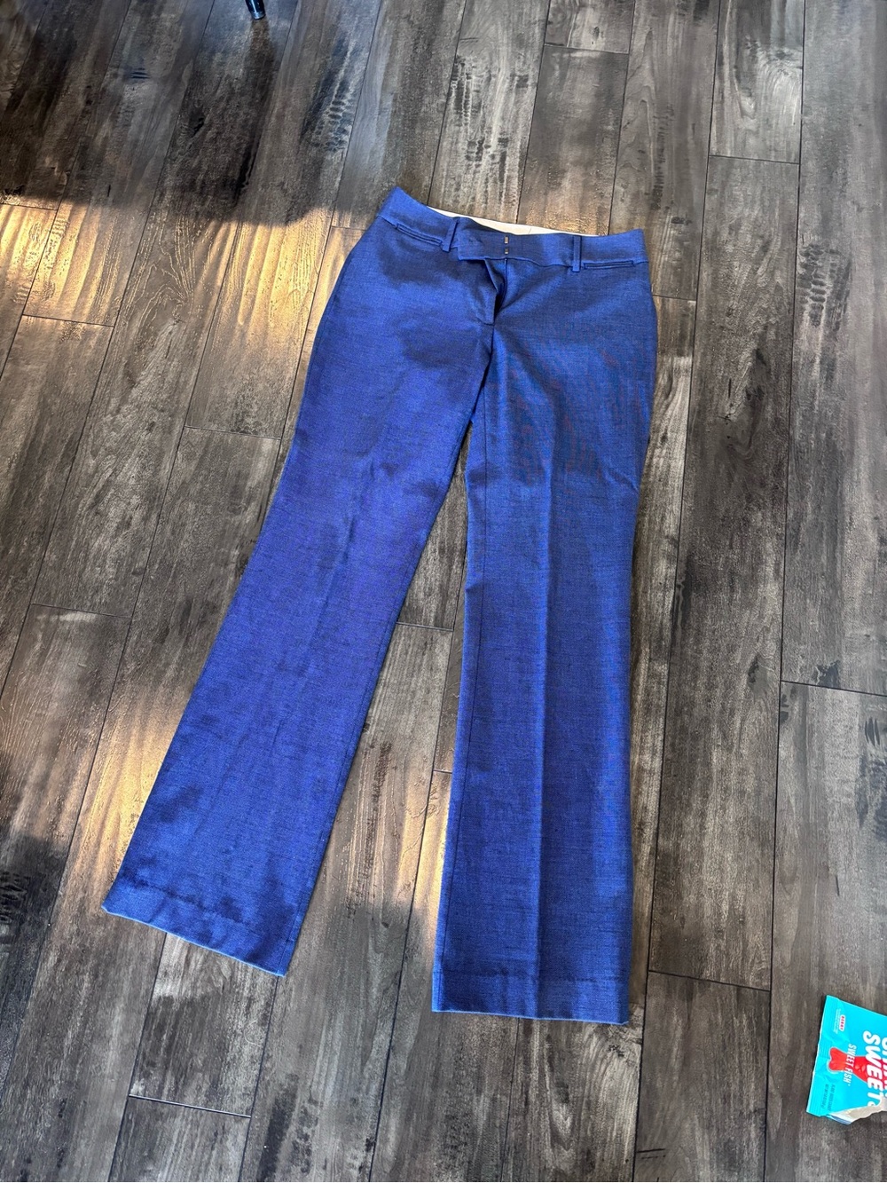 Loft Julie Trouser Dress Pants.  Navy. 6 Tall.